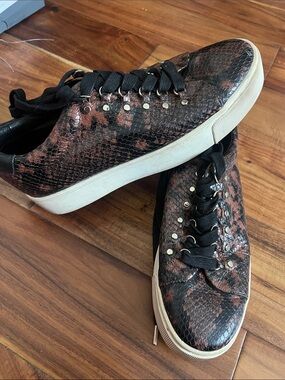 Joie White Rubber Sole Sneakers (Pair)